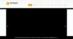 Desktop Screenshot of geotronics.sk